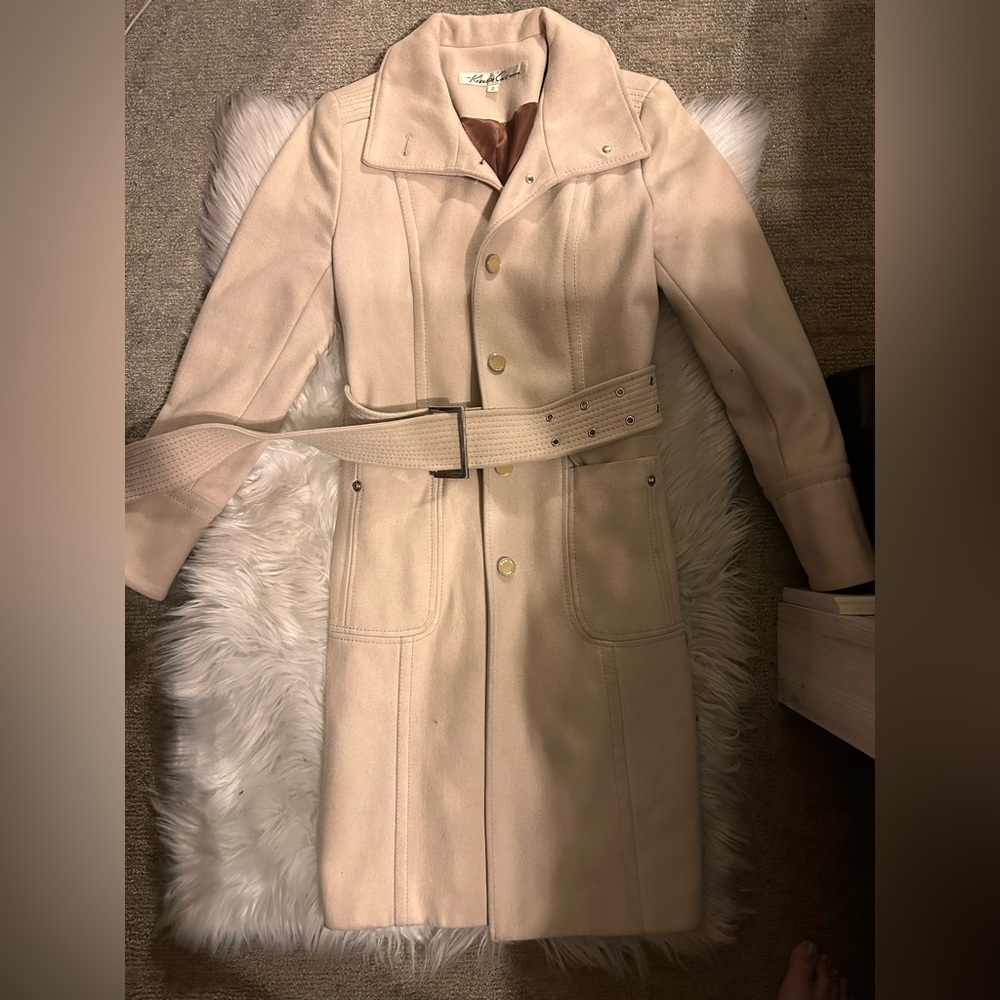 Kenneth Cole Belted Coat
